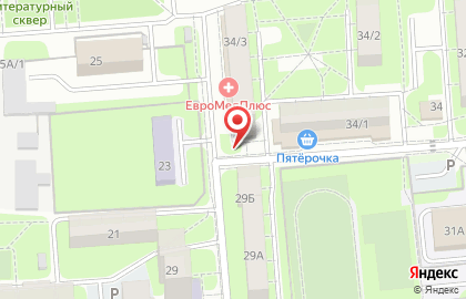 Магазин Роспечать на улице Валентины Терешковой на карте