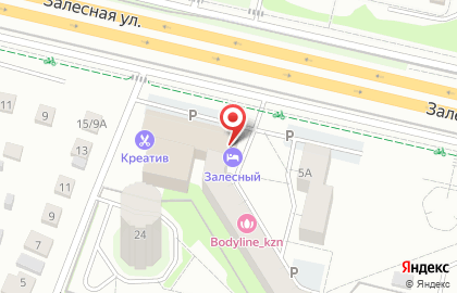 Гостиничный комплекс Залесный на карте