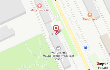 Зауральский кузнечно-литейный завод на карте
