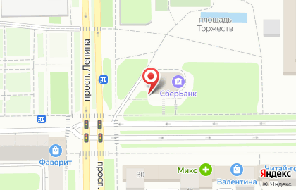СберБанк на проспекте Гагарина, 28 на карте