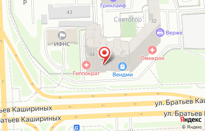 Уральский банк Сбербанка России на улице Братьев Кашириных, 34 на карте
