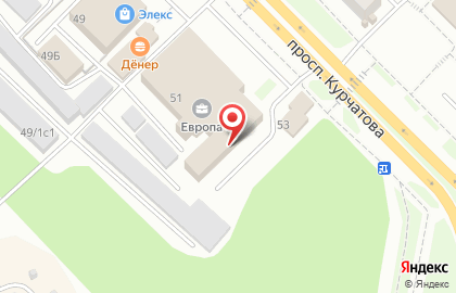 Агентство недвижимости Авантаж на проспекте Курчатова на карте