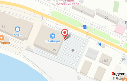 Супермаркет Самбери во Владивостоке на карте
