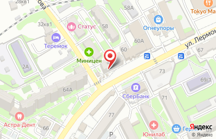 Супермаркет напитков Дилан в поселке Трудовое на карте