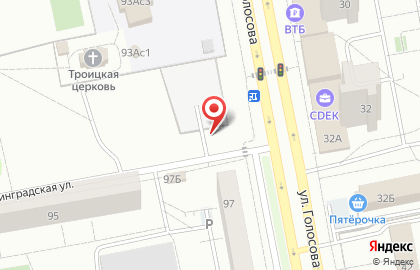 Автостоянка в Тольятти на карте