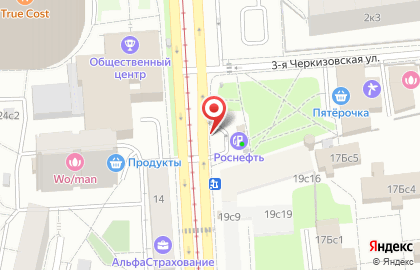 Тнк (аи-80, Аи-92, Аи-95, Аи-95 Pulsar, Аи-98, дт) на Преображенской площади на карте
