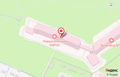 Городская клиническая больница №8 им. И.Б. Однопозова на улице Серова на карте