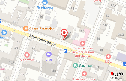 Магазин газового оборудования Газовик на Московской улице на карте