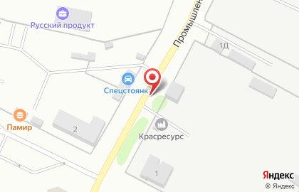 Металлобаза Сибметаллторг в Промышленном переулке на карте
