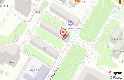 Время переезда на Новочерёмушкинской улице на карте