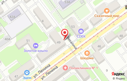 Международная школа иностранных языков Бенедикт на улице Ленина на карте