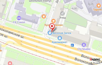 Театральная галерея Артэ на Волоколамском шоссе на карте