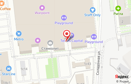 Компания систем видеонаблюдения Оникс на Складочной улице на карте