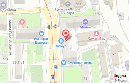 Кофейня Дивный кофе на метро Павелецкая на карте
