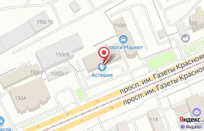 Торговый дом Астерия в Кировском районе на карте