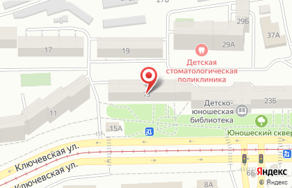 Студия красоты ЛАК в Октябрьском районе на карте