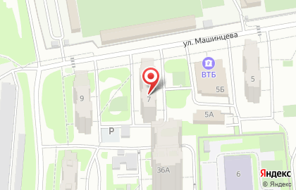 Адвокатский кабинет Тимошенкова П.В. на Машинцева на карте