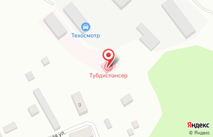 Медицинский центр Томский фтизиопульмонологический медицинский центр на Сосновой улице на карте