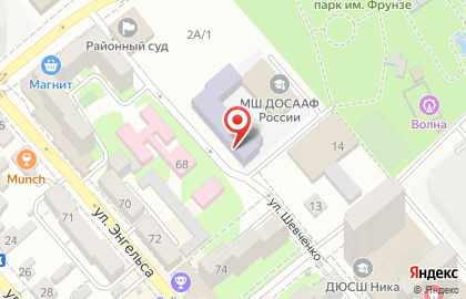 Учебный центр Академия знаний на улице Толстого на карте