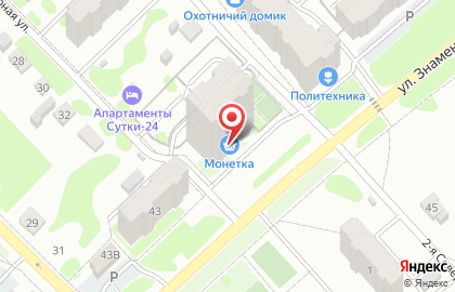 Магазин Монетка в 3-м микрорайоне на карте