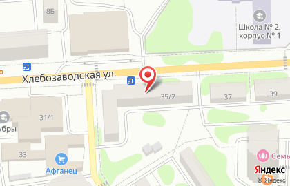 Агентство недвижимости Обмен.ру на Хлебозаводской улице на карте