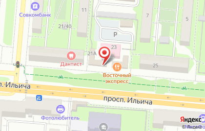 Быстрый заём на проспекте Ильича на карте