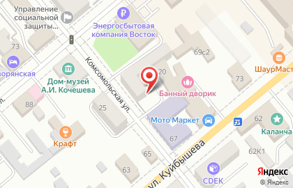 Магазин СпортСити на Комсомольской на карте