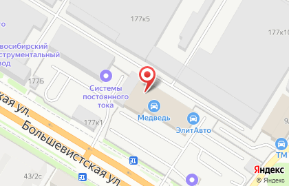 АвтоСтар-Сибирь на Большевистской улице на карте