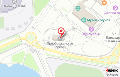 Храм Преображения Господня на Домодедовской на карте