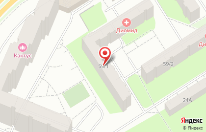 Центр семейного здоровья Диомид на улице Адмирала Ушакова на карте