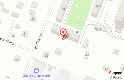 ООО Техно-фаворит на улице Фрунзе на карте