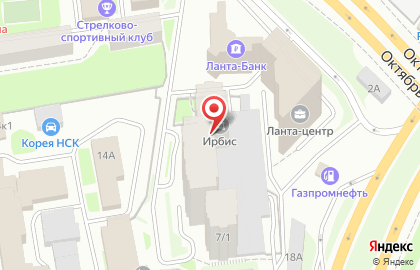 Академия танца ПРОСТРАНСТВО на улице Сибревкома на карте