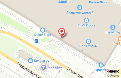 Торговая компания Тепломир на Нахимовском проспекте на карте