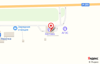 Застава в Красноярске на карте