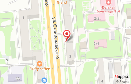 Банкомат СберБанк на улице Станиславского, 3 на карте