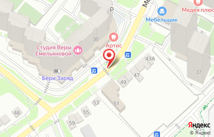 Салон красоты Ирис на Мервинской улице на карте