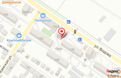 Продуктовый магазин в Краснодаре на карте