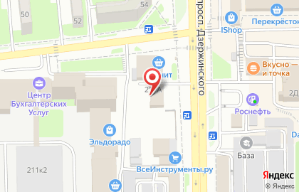Катюша на проспекте Дзержинского на карте