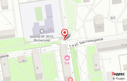 Киоск по продаже печатной продукции, район Текстильщики на улице Артюхиной на карте