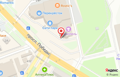 Магазин парфюмерии и косметики Л`Этуаль на проспекте Победы в Новокуйбышевске на карте