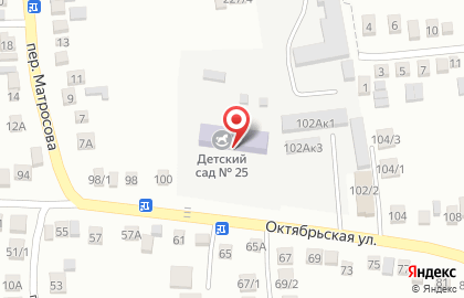 Детский сад №25, г. Михайловск на карте