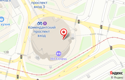 Кафе-кондитерская Сладкоежка на Комендантском проспекте на карте