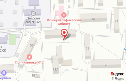 Библиотека №11 на Аэродромной улице на карте