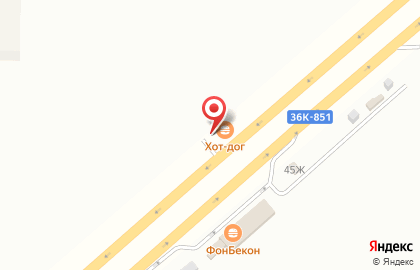 Киоск фастфудной продукции на карте