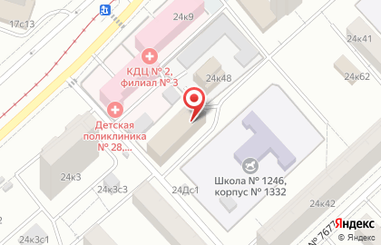 Общежитие HostelCity на Открытом шоссе, 24 к 8 на карте