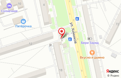 Магазин хлебобулочных изделий Хлебнаш на улице Химиков на карте