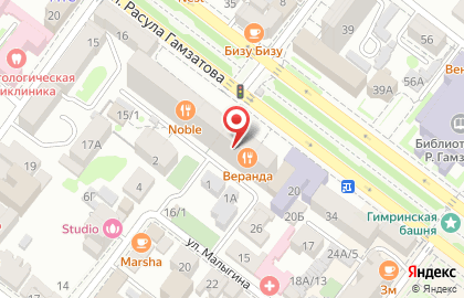 Кафе-пекарня Cinnabon в Советском районе на карте