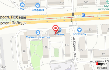 Сеть супермаркетов Проспект в Калининском районе на карте
