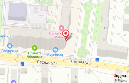 Сервис ТехноМастер на Лесной улице в Дзержинском на карте