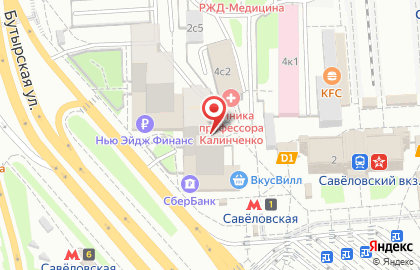 Салон-парикмахерская Мега Стиль на Бутырской улице на карте